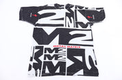 90's Metal Matrix All Over Graphic T-shirt - Shirts & Tops - Thrifted Threads
