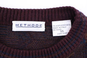 90's Methode Multipattern Knit Sweater - Sweater - Thrifted Threads