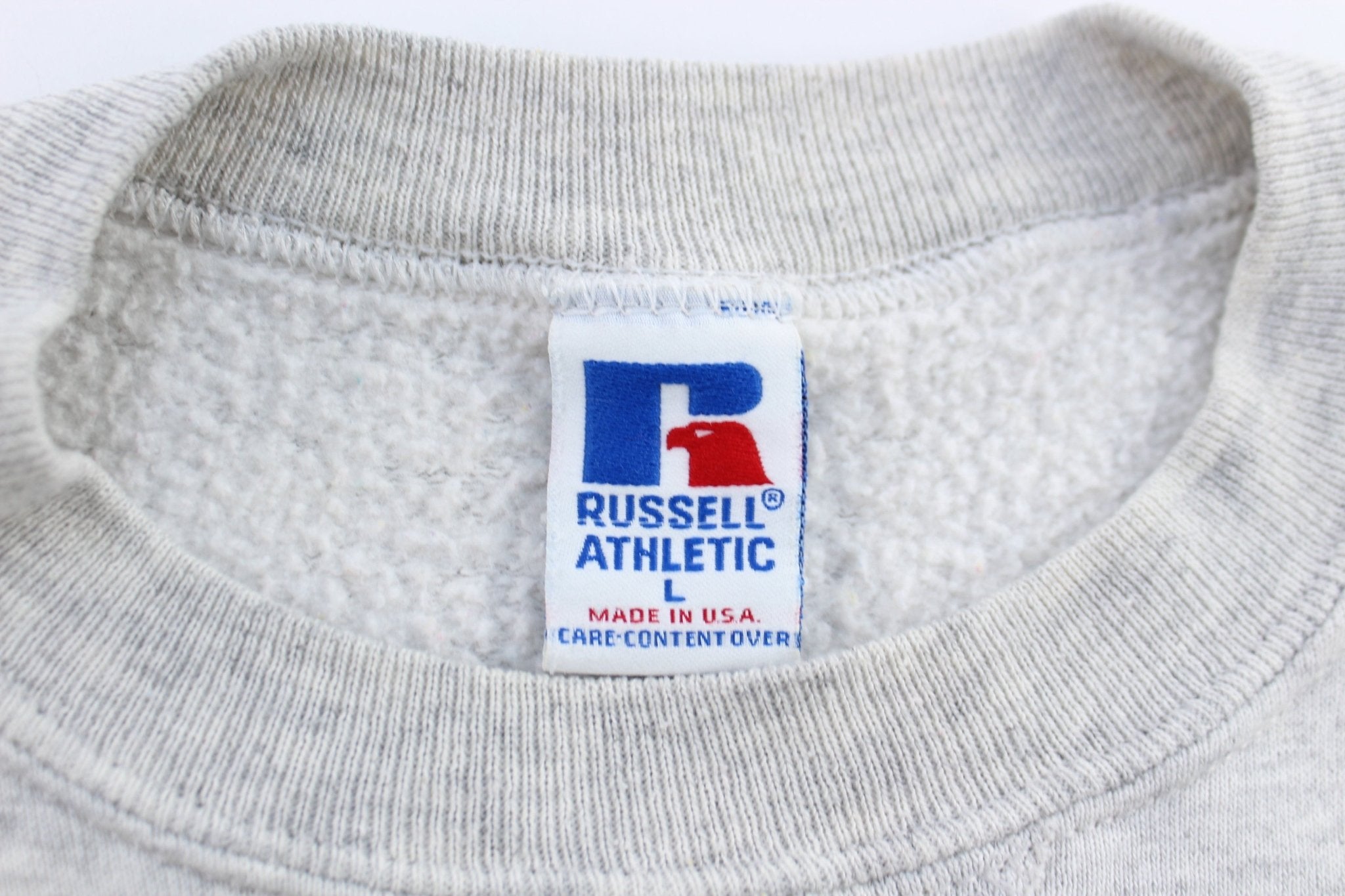 90's Miami Dolphins Football Russell Athletic Sweatshirt - ThriftedThreads.com