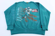 90's Miami Dolphins Football Sweatshirt - Sweatshirt - Thrifted Threads