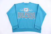 90's Miami Dolphins Football Sweatshirt - sweatshirt - Thrifted Threads