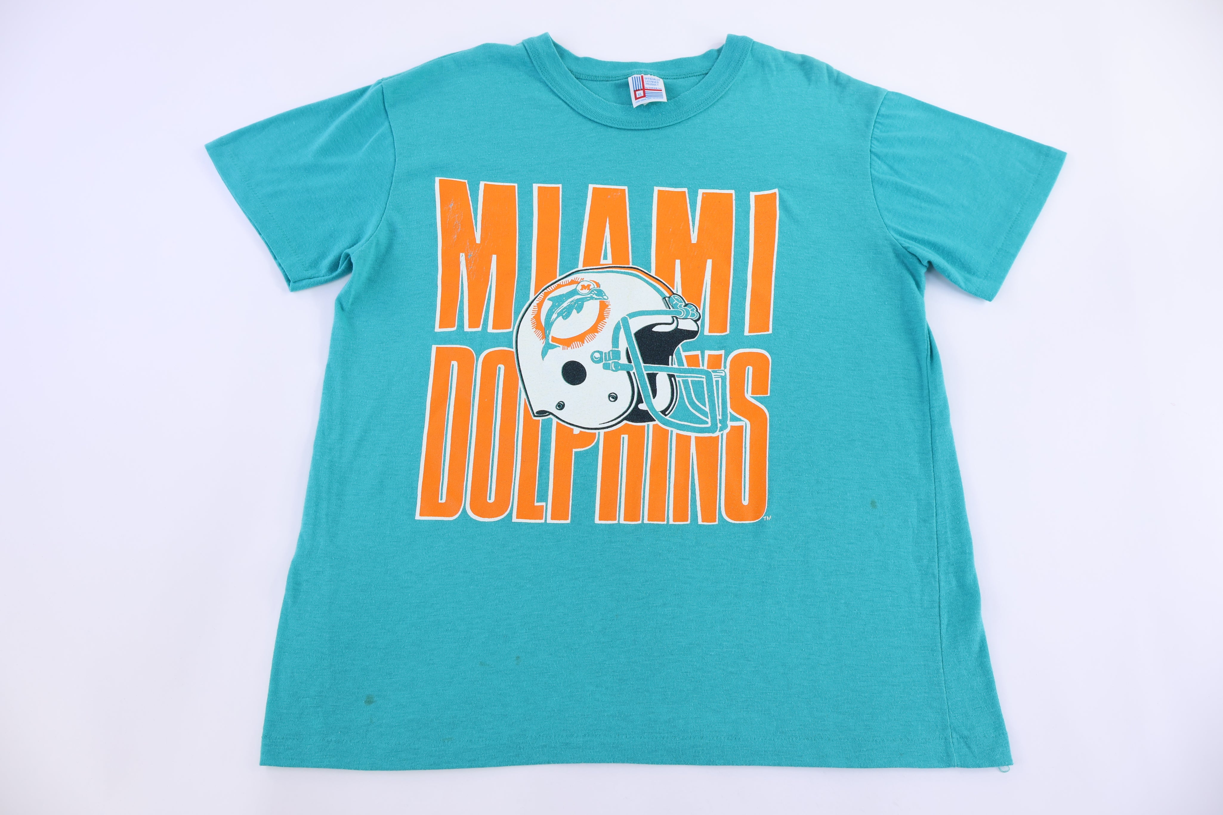 90's Miami Dolphins Football T-shirt - Shirts & Tops - Thrifted Threads