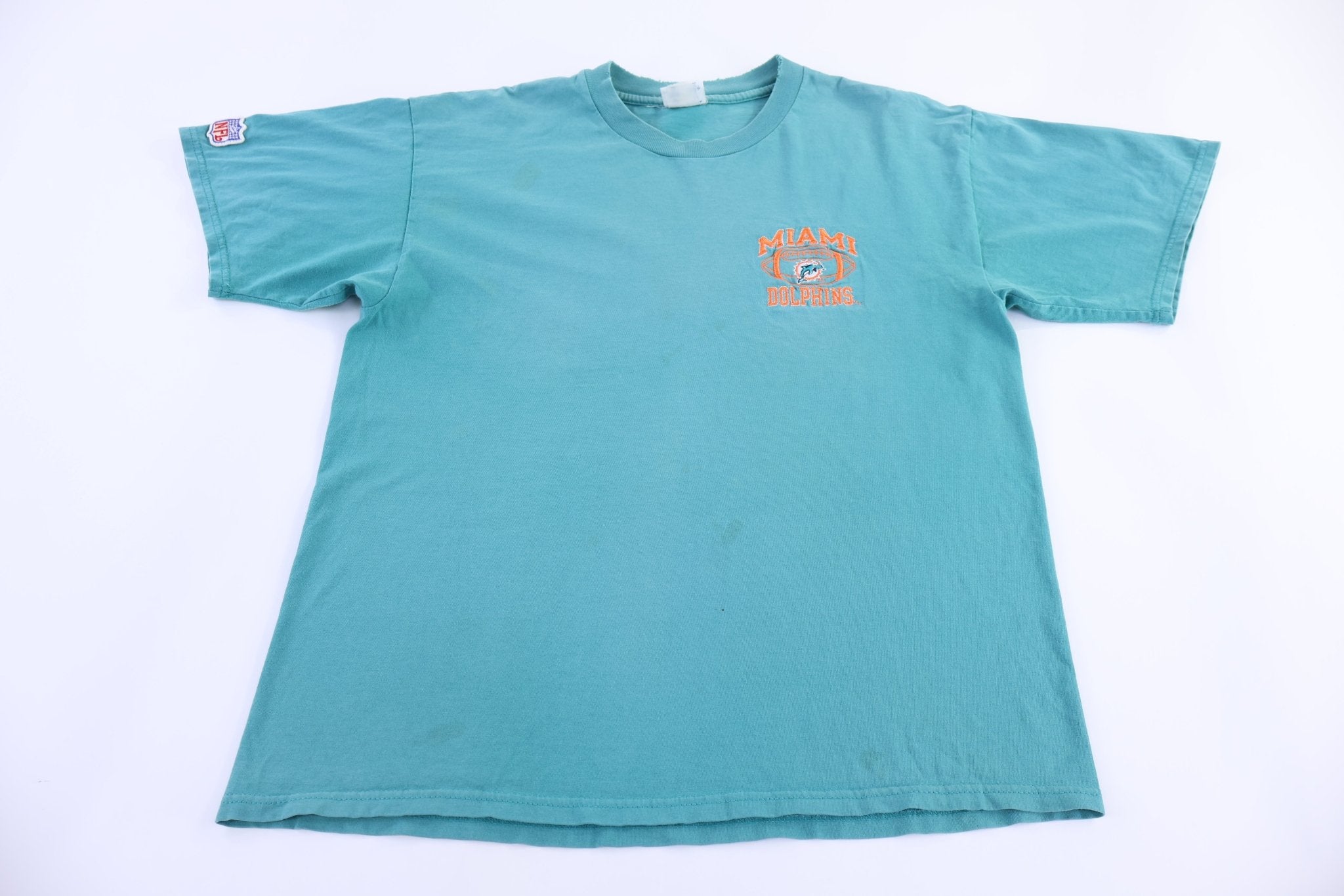 90's Miami Dolphins Football T-shirt - Shirts & Tops - Thrifted Threads