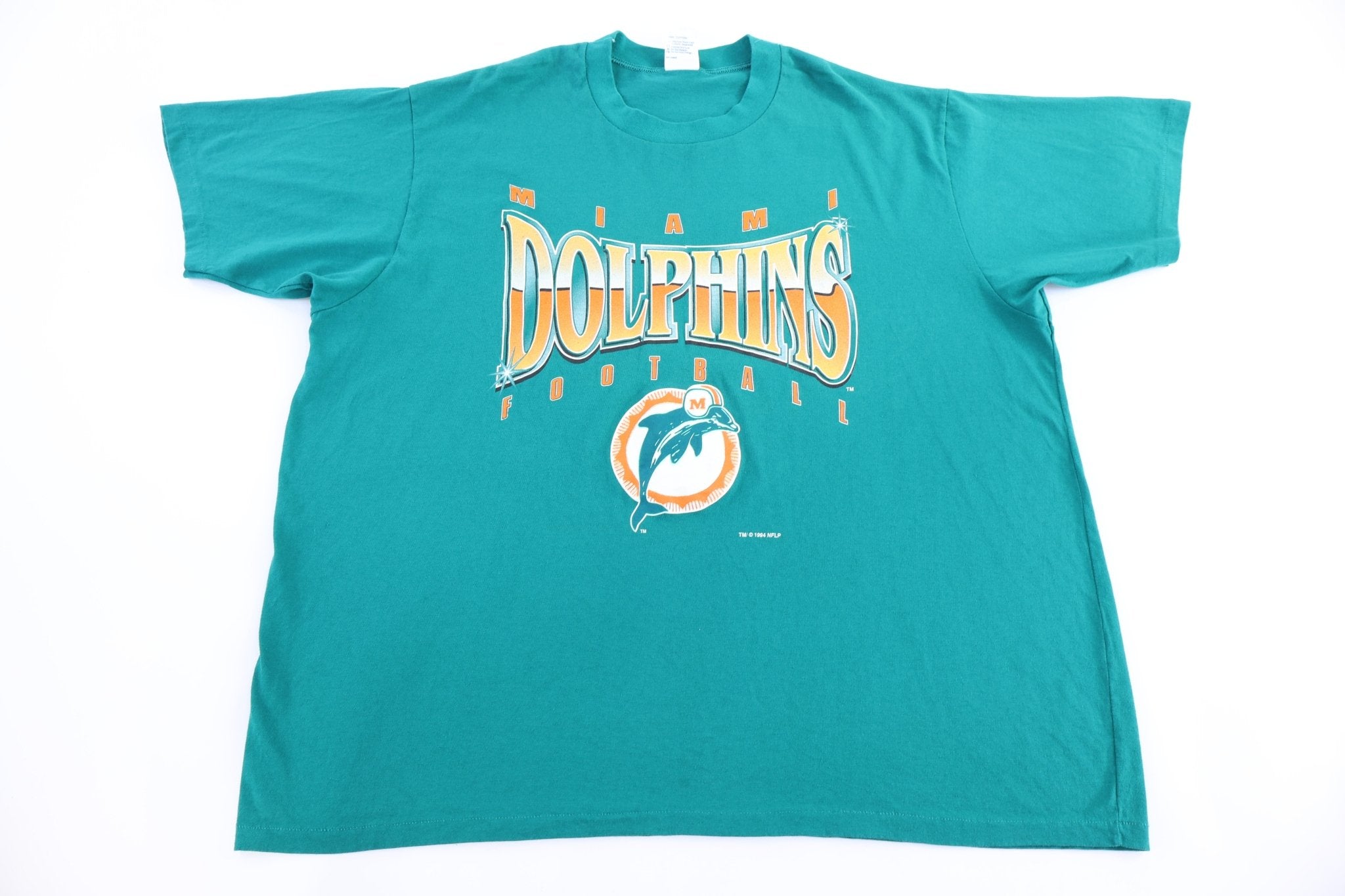90's Miami Dolphins Football T-shirt - Shirts & Tops - Thrifted Threads