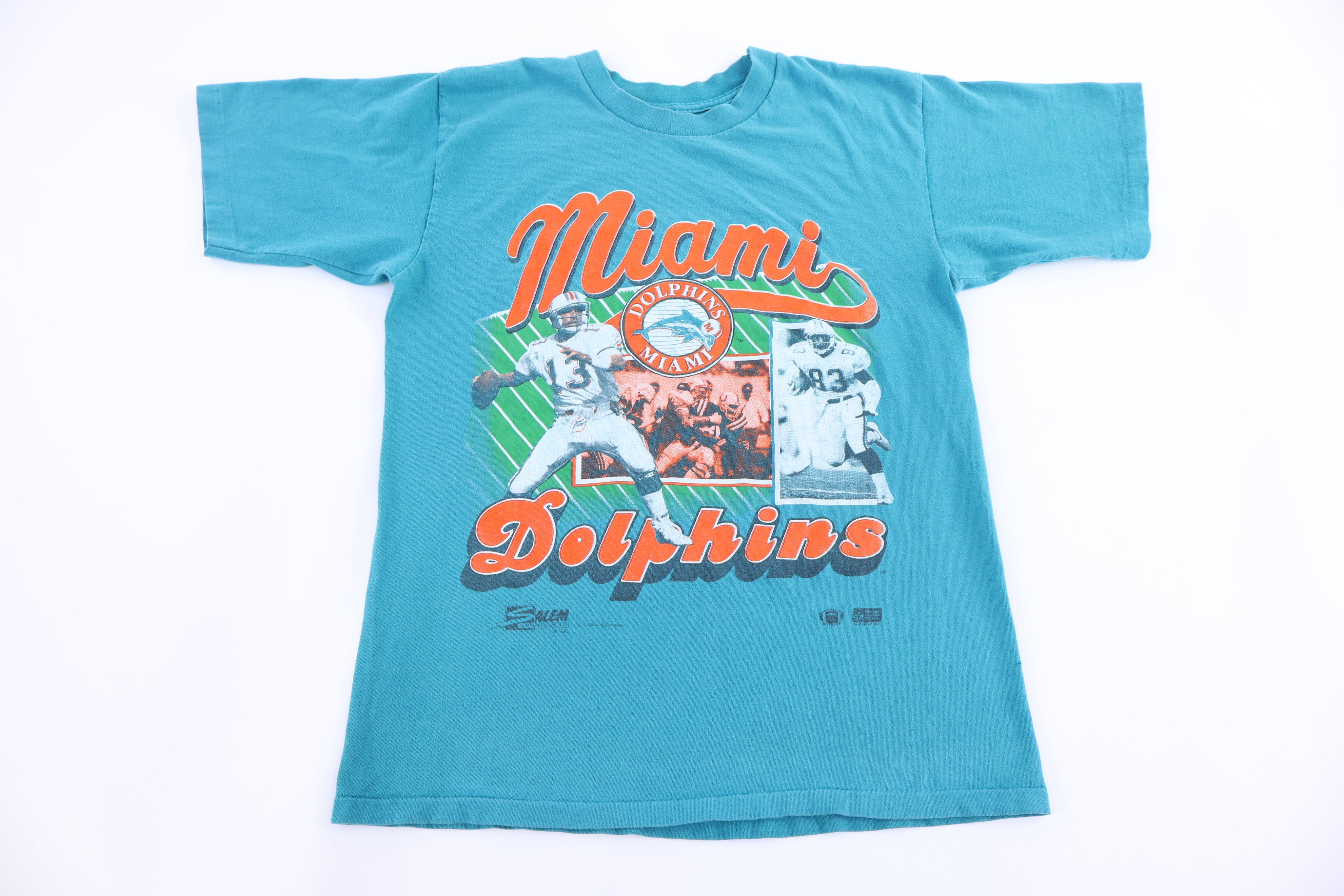 90's Miami Dolphins Football T-shirt - Shirts & Tops - Thrifted Threads