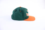 90's Miami Hurricanes Embroidered Snapback Hat - Hats - Thrifted Threads