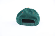 90's Miami Hurricanes Embroidered Snapback Hat - Hats - Thrifted Threads
