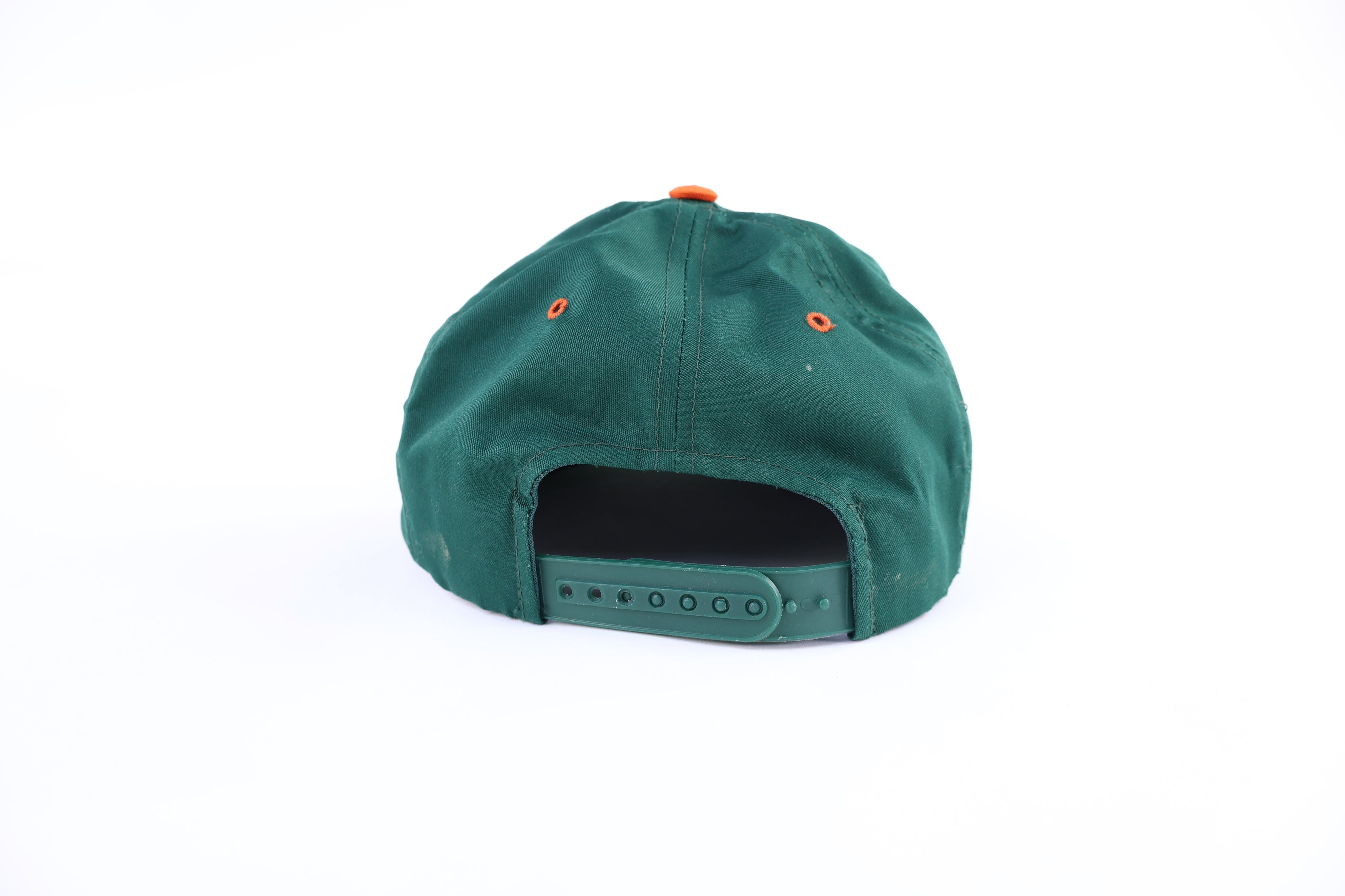 90's Miami Hurricanes Embroidered Snapback Hat - Hats - Thrifted Threads
