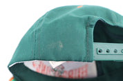 90's Miami Hurricanes Embroidered Snapback Hat - Hats - Thrifted Threads