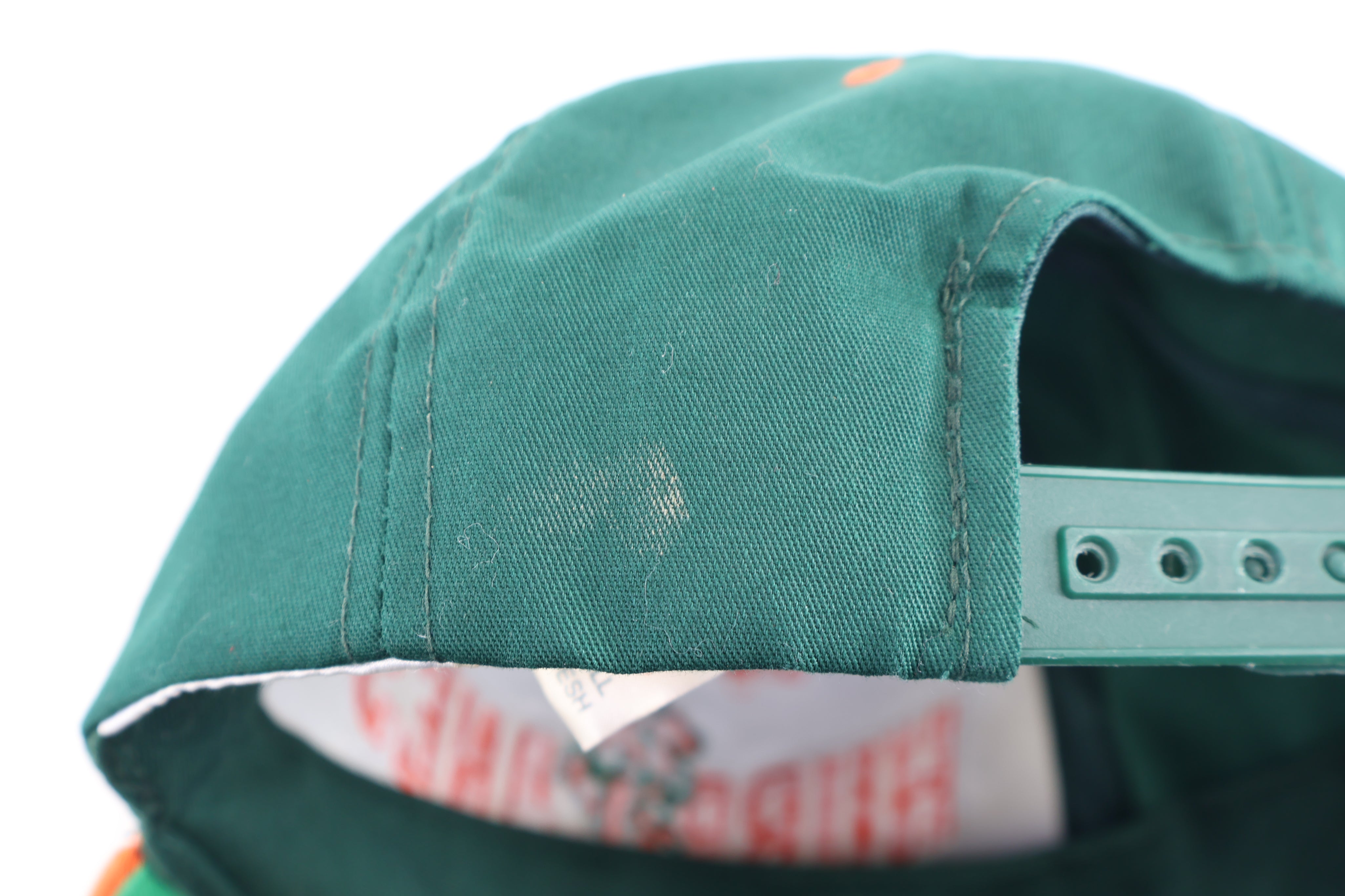 90's Miami Hurricanes Embroidered Snapback Hat - Hats - Thrifted Threads