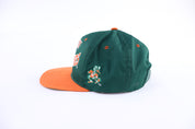 90's Miami Hurricanes Embroidered Snapback Hat - Hats - Thrifted Threads