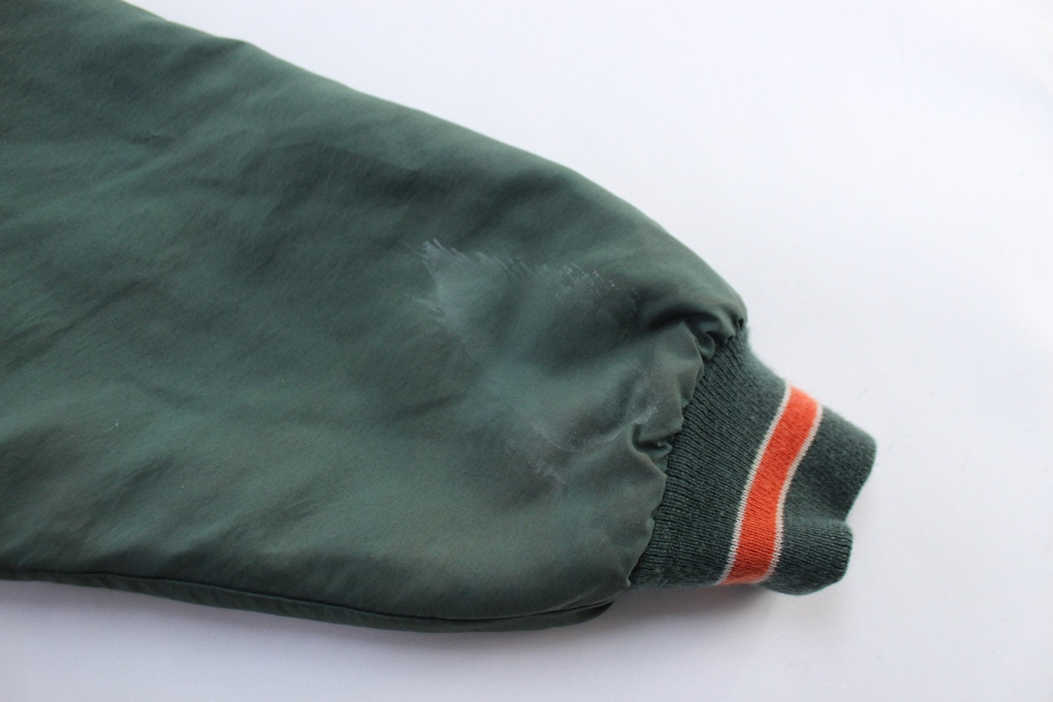 90's Miami Hurricanes Embroidered Starter Hooded Jacket - ThriftedThreads.com