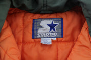 90's Miami Hurricanes Embroidered Starter Hooded Jacket - ThriftedThreads.com