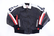 90's Michael Hoban United States Full Zip Leather Jacket - Jacket - Thrifted Threads