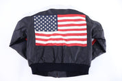 90's Michael Hoban United States Full Zip Leather Jacket - Jacket - Thrifted Threads