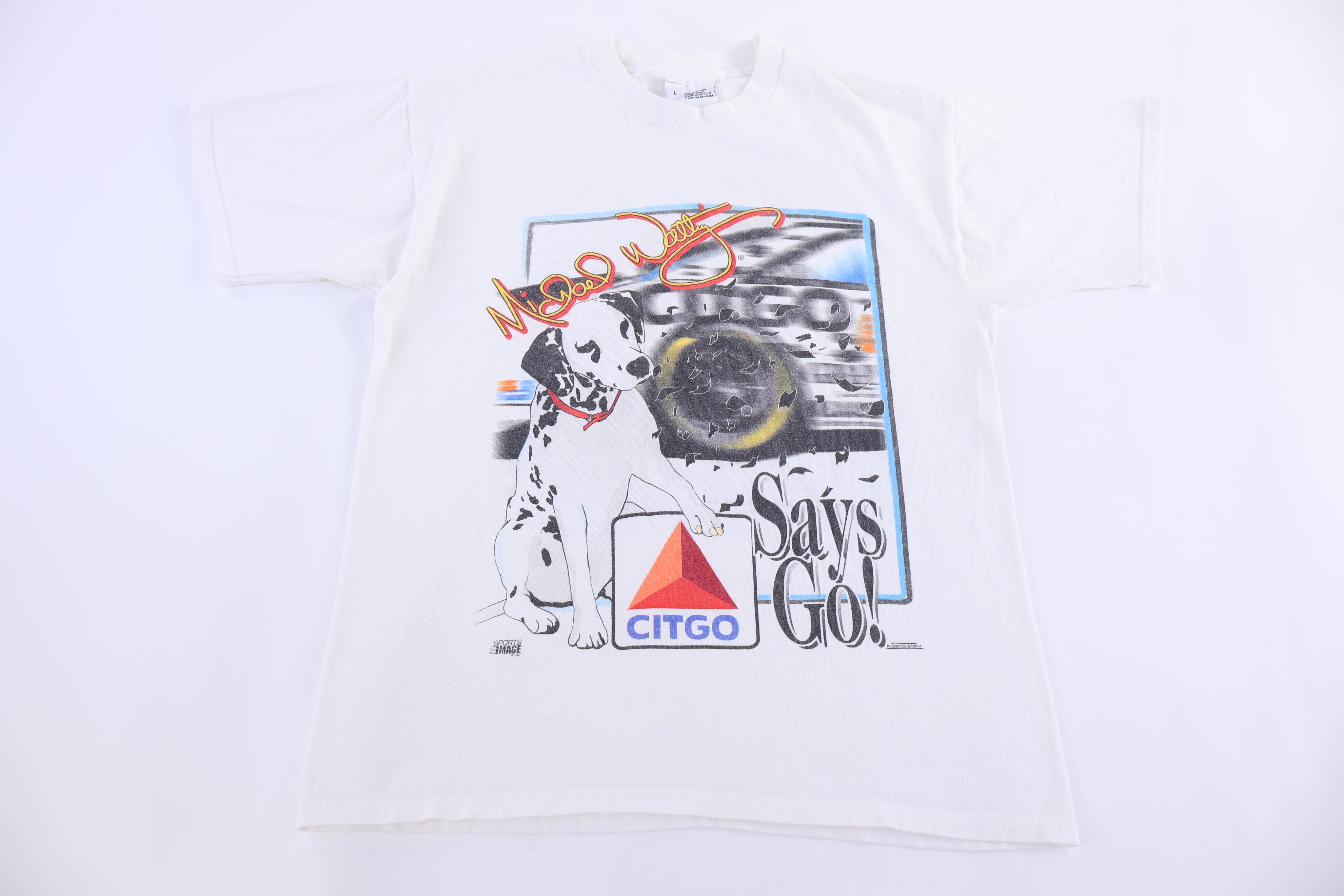 90's Michael Waltrip Racing T-shirt - Shirts & Tops - Thrifted Threads