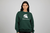 90's Michigan State Spartans Embroidered Sweatshirt - Sweatshirt - Thrifted Threads
