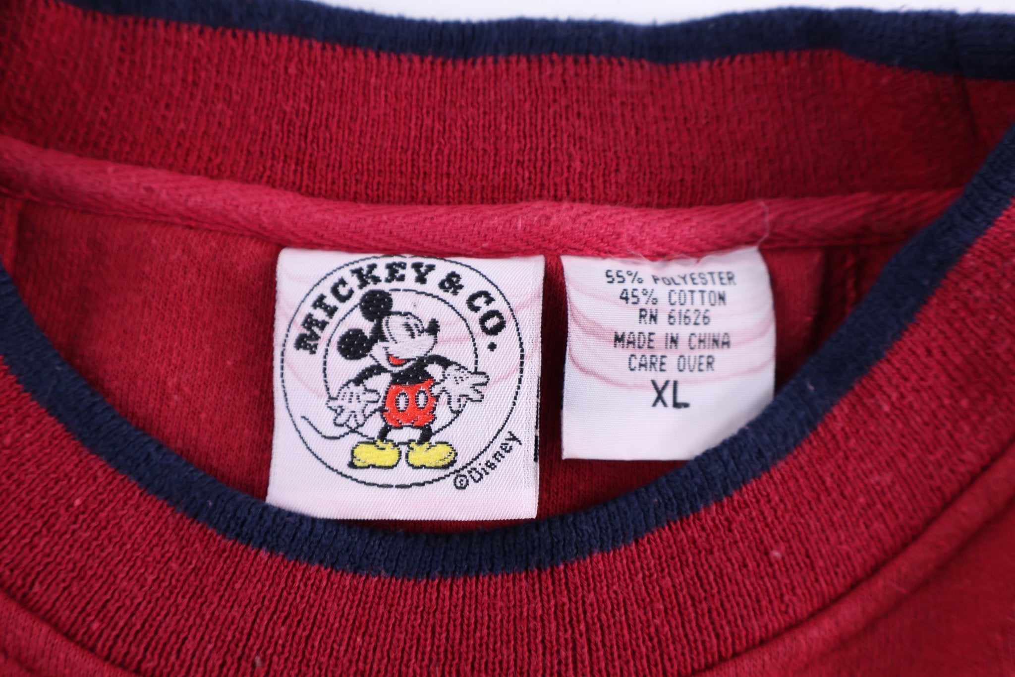 90's Mickey & Co Embroidered Logo Sweatshirt - Sweatshirt - Thrifted Threads