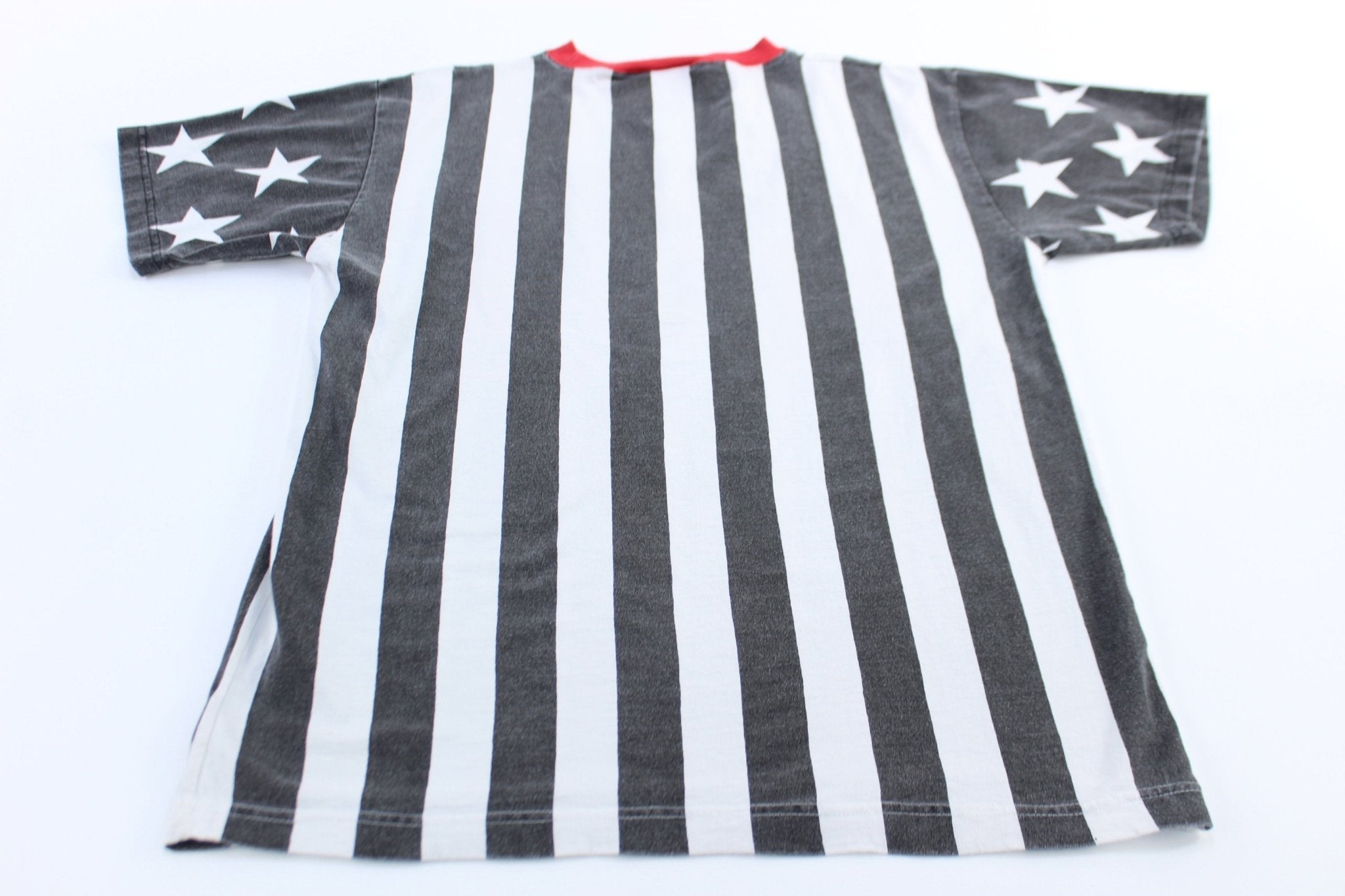 90's Mickey & Co. Mickey Sport Striped T-Shirt - ThriftedThreads.com