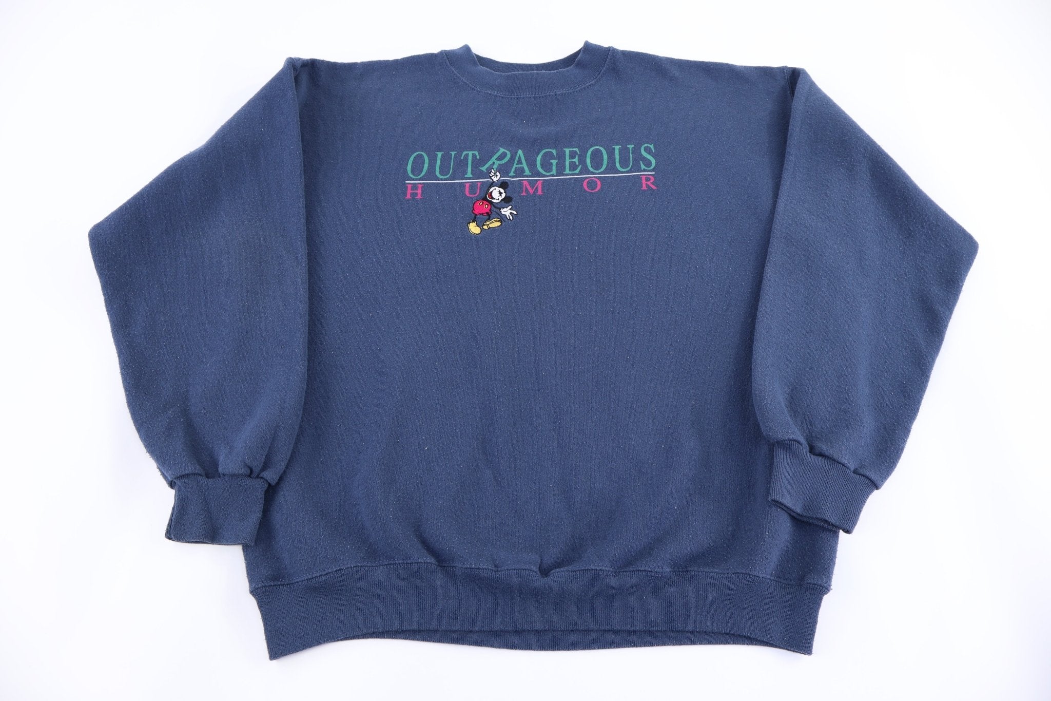 90's Mickey & Co Outrageous Humor Sweatshirt - Sweatshirt - Thrifted Threads