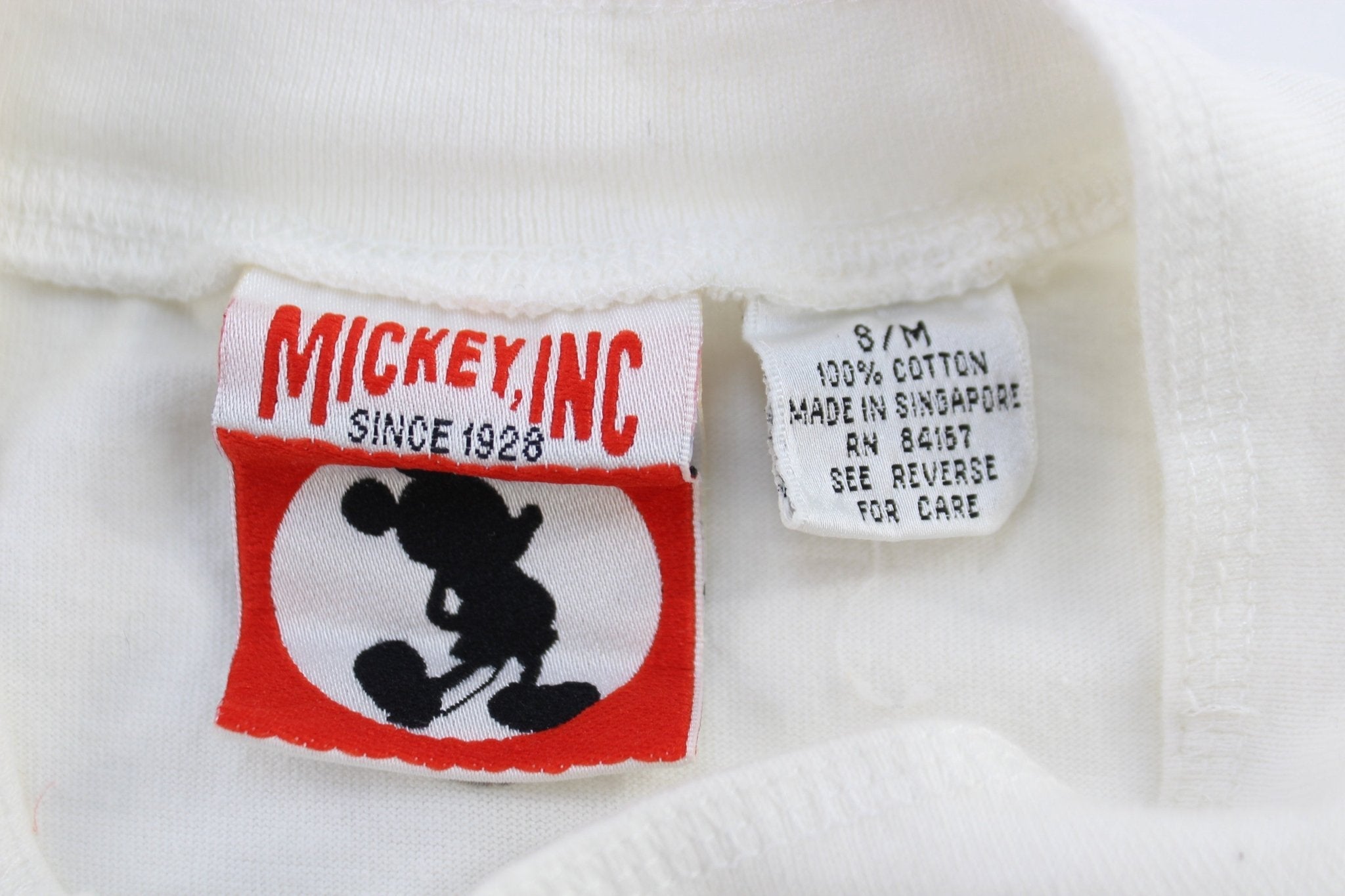 90's Mickey & Friends Embroidered Graphic T-shirt - Button Ups/Downs - Thrifted Threads
