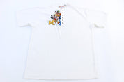 90's Mickey & Friends Embroidered Graphic T-shirt - Button Ups/Downs - Thrifted Threads