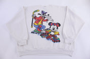 90's Mickey & Goofy Graphic Sweatshirt - Sweatshirt - Thrifted Threads