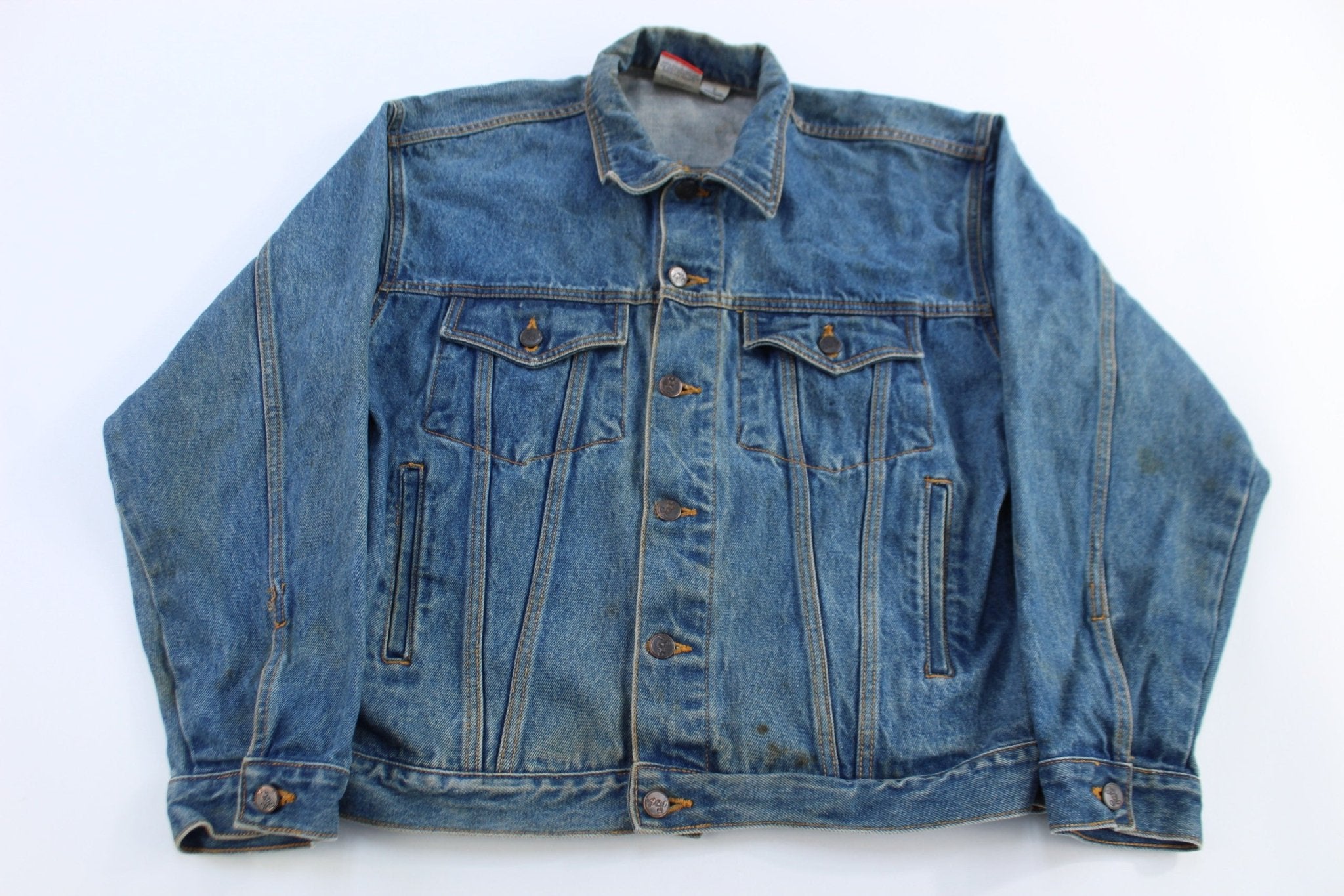 90's Mickey Inc Dark Wash Denim Jacket - Jacket - Thrifted Threads