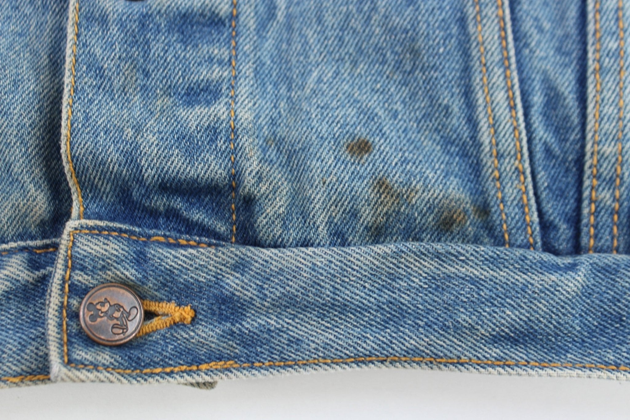 90's Mickey Inc Dark Wash Denim Jacket - Jacket - Thrifted Threads