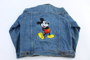 90's Mickey Inc Dark Wash Denim Jacket - Jacket - Thrifted Threads
