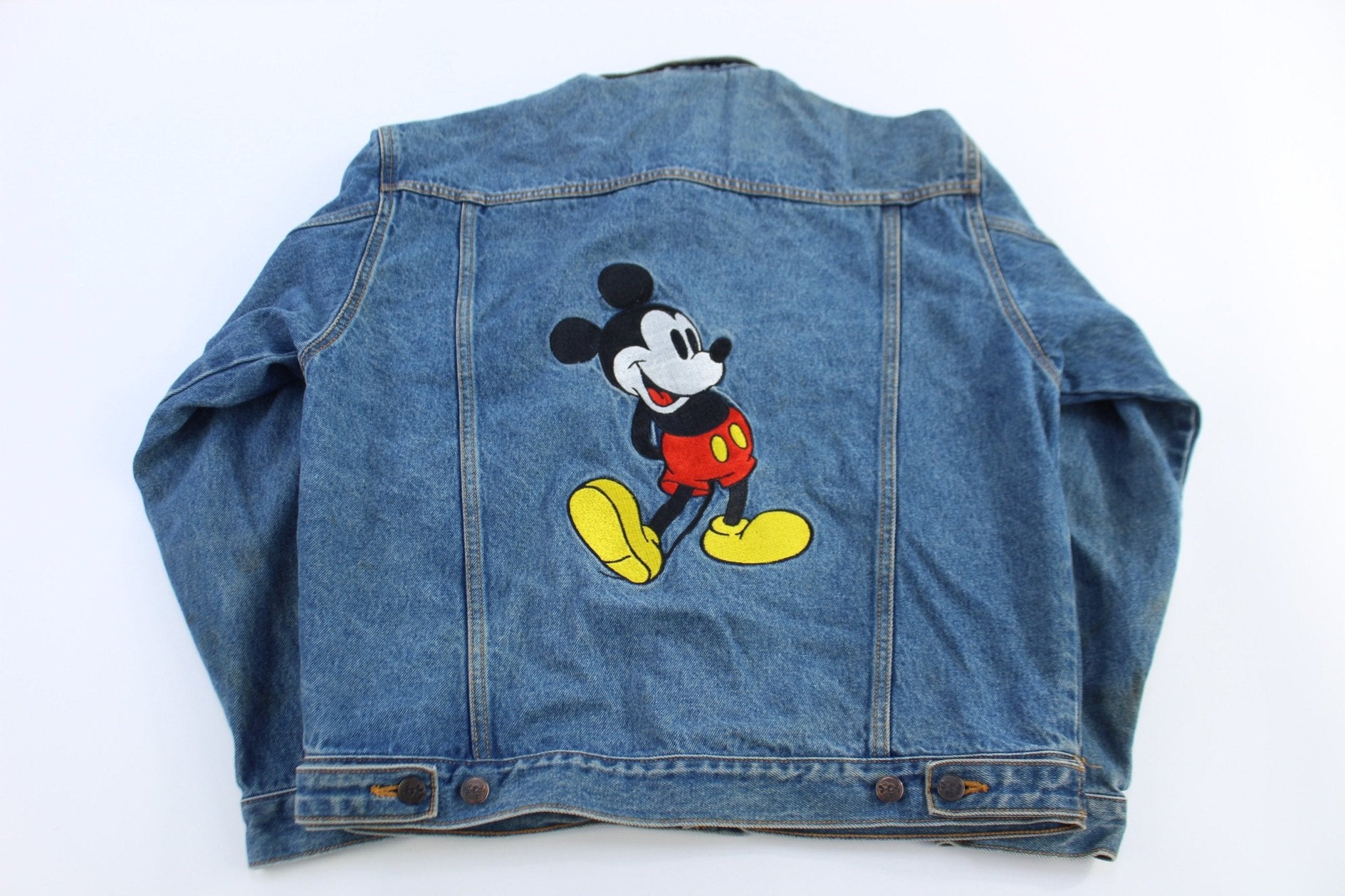 90's Mickey Inc Dark Wash Denim Jacket - Jacket - Thrifted Threads