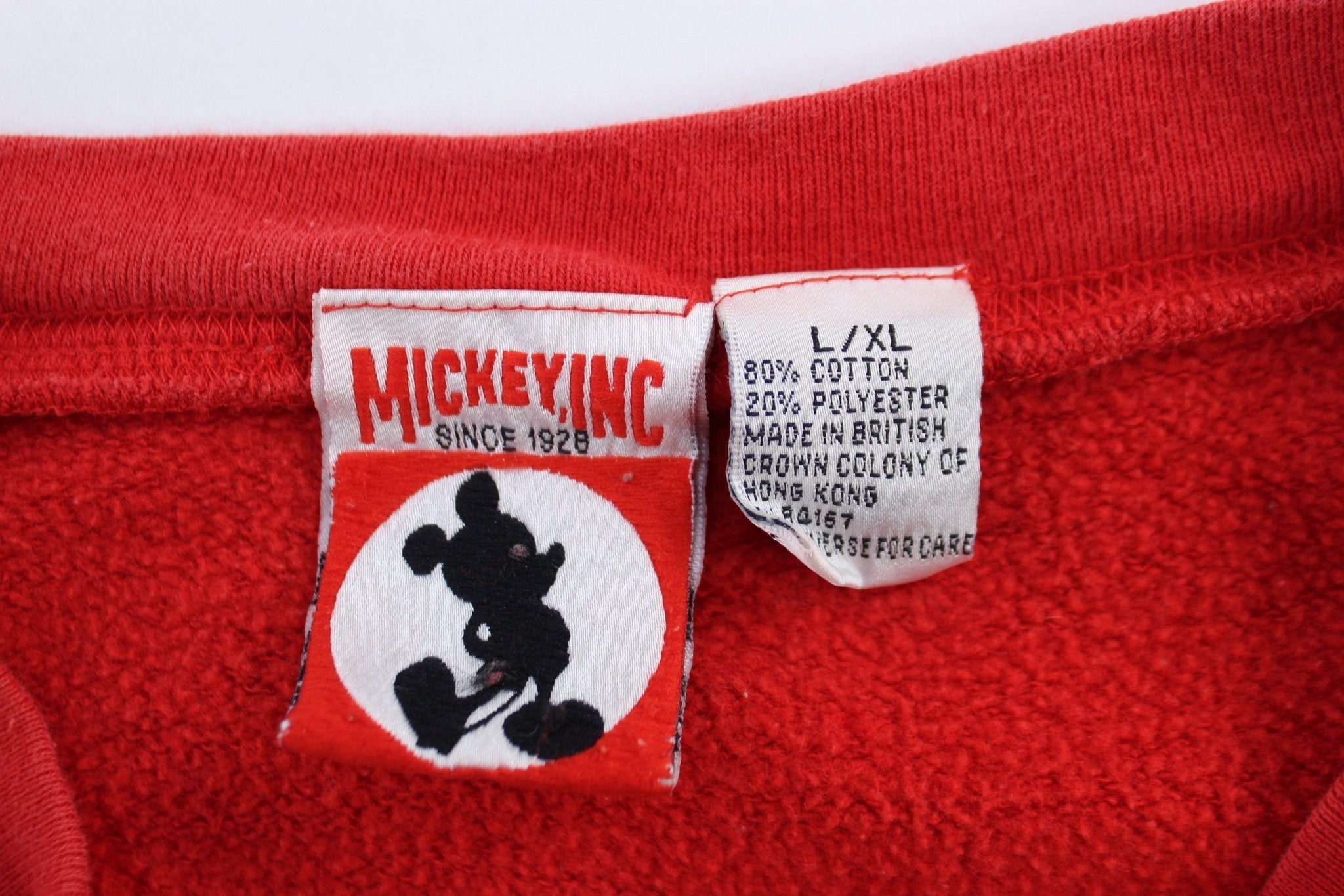 90's Mickey Inc Walt Disney World Embroidered Sweatshirt - ThriftedThreads.com