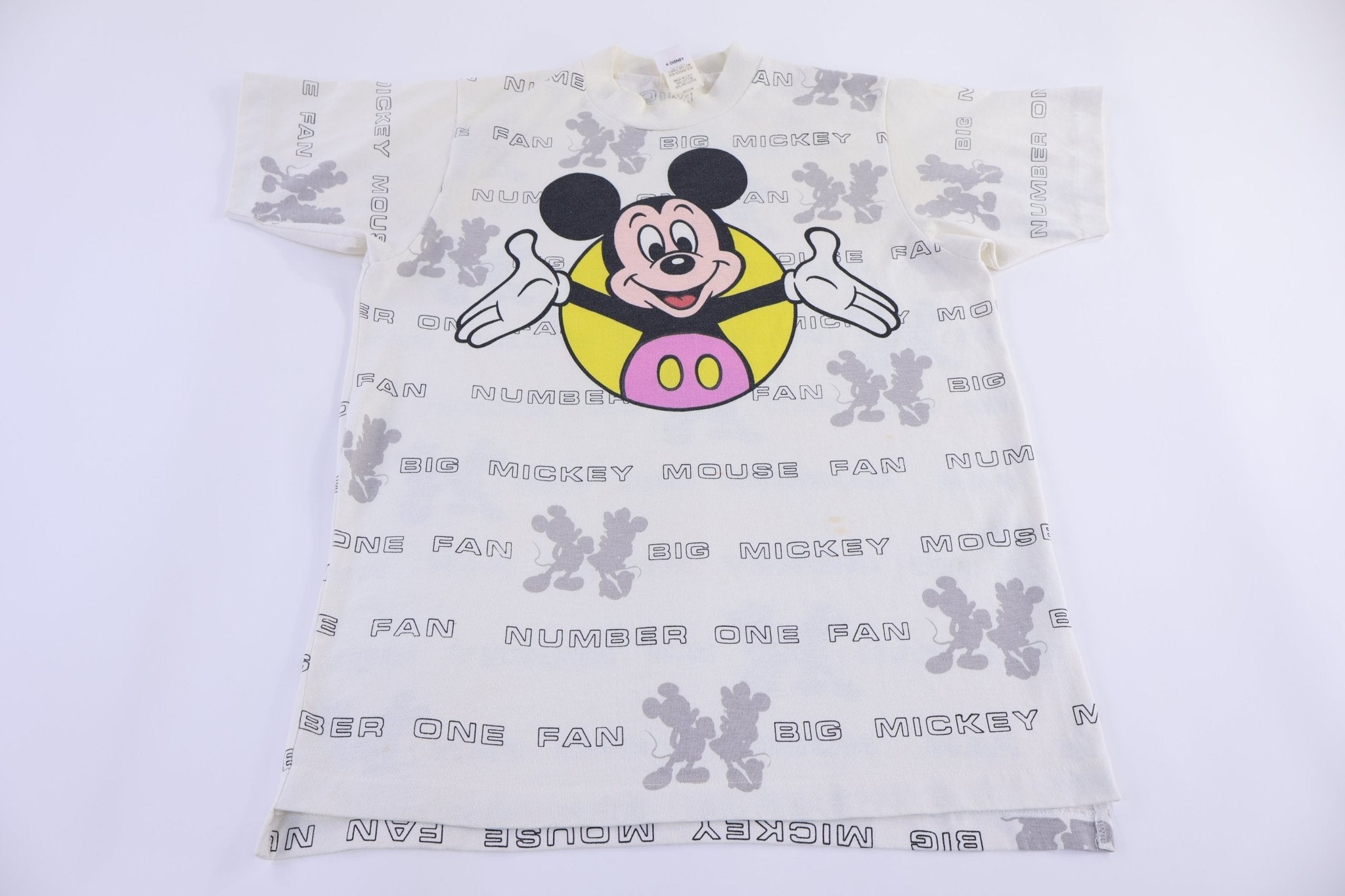 90's Mickey Mouse All Over Graphic T-shirt - Shirts & Tops - Thrifted Threads