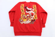 90's Mickey Mouse Christmas Themed Sweater - Sweater - Thrifted Threads
