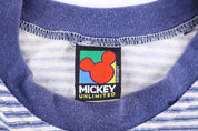 90's Mickey Mouse Classic Series Striped T-shirt - Shirts & Tops - Thrifted Threads