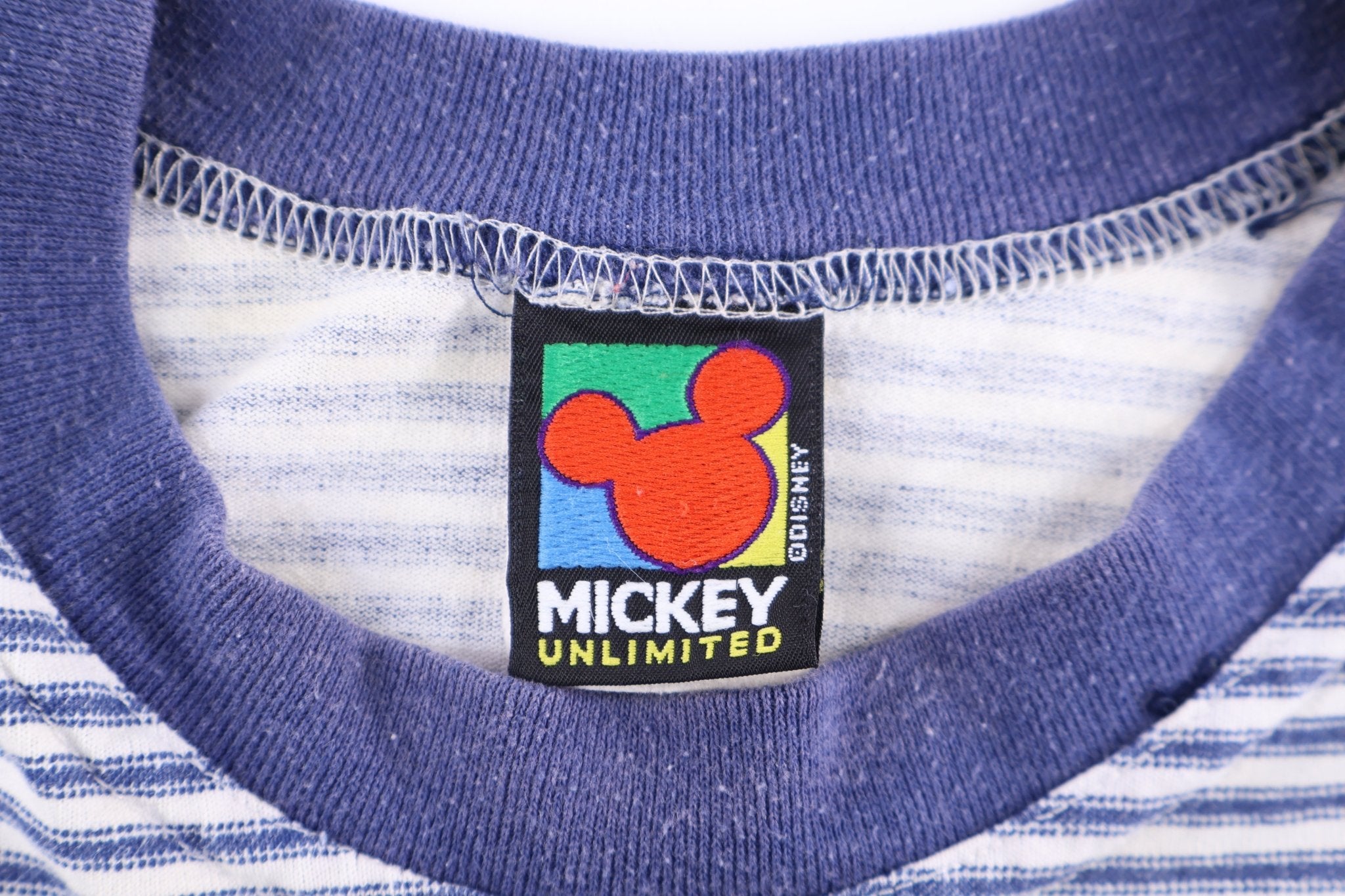 90's Mickey Mouse Classic Series Striped T-shirt - Shirts & Tops - Thrifted Threads