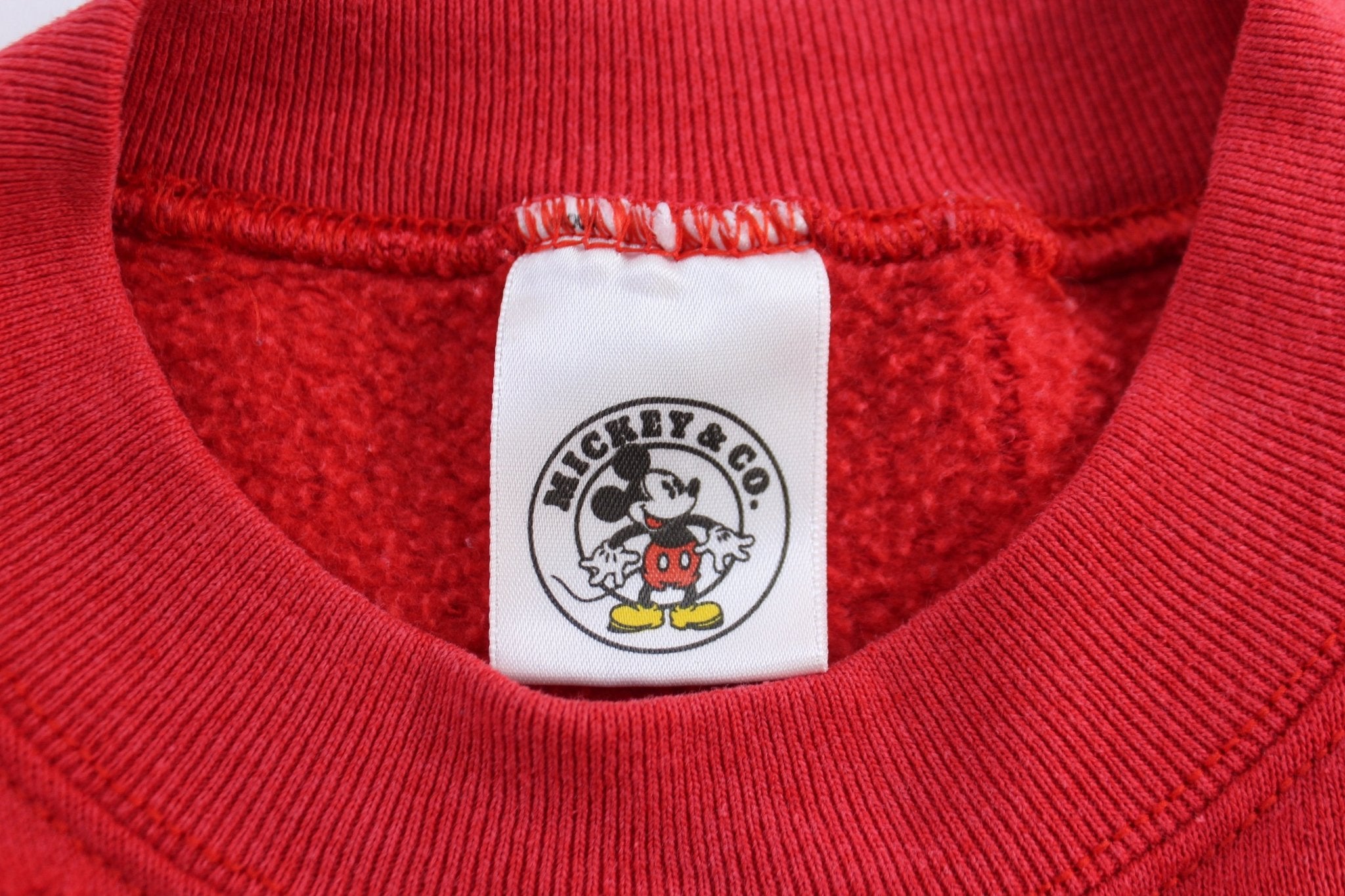 90's Mickey Mouse Embroidered Sweatshirt - ThriftedThreads.com