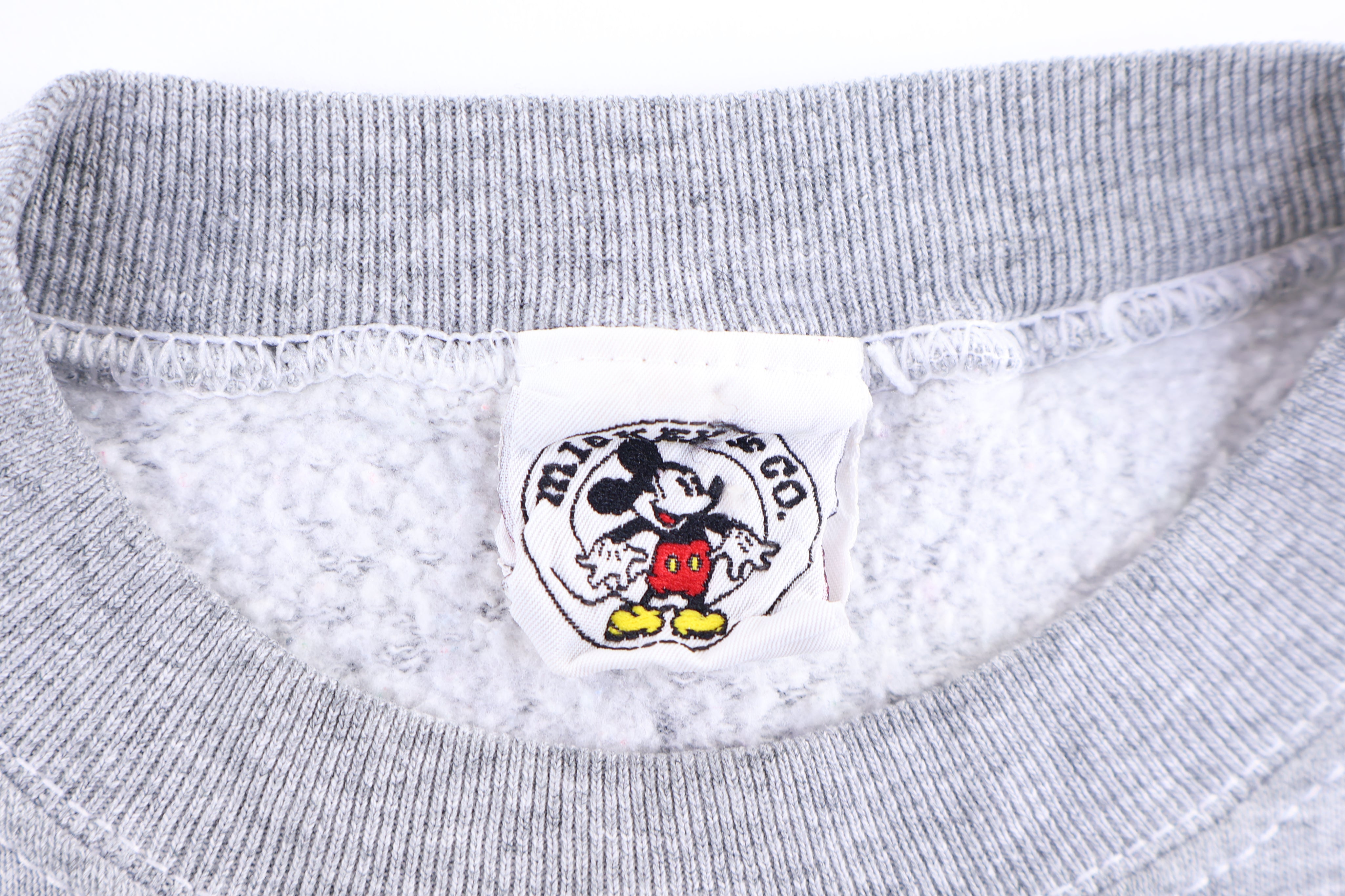 90's Mickey Mouse Embroidered Sweatshirt - Sweatshirt - Thrifted Threads