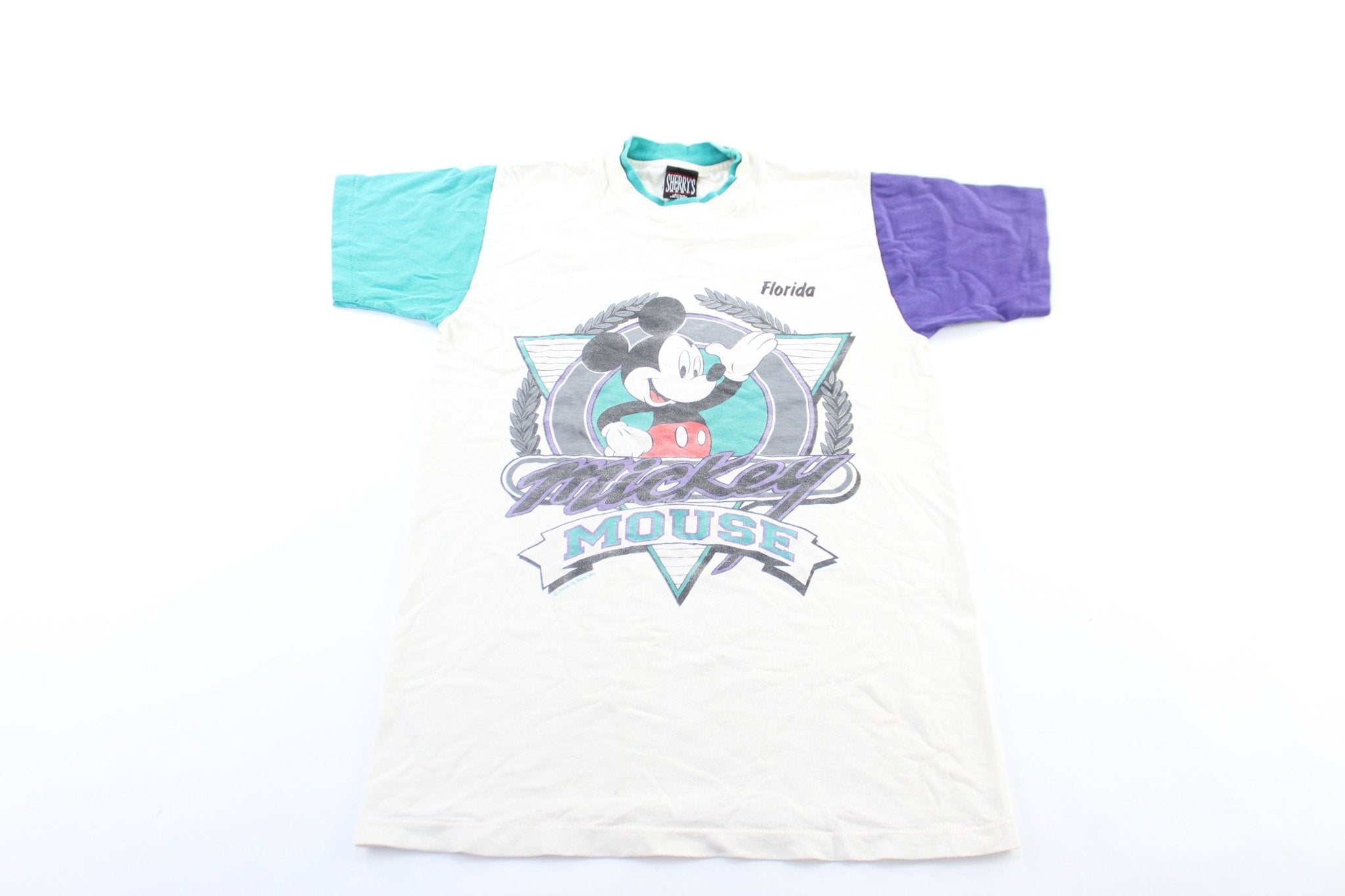 90's Mickey Mouse Florida Graphic T - Shirt - ThriftedThreads.com