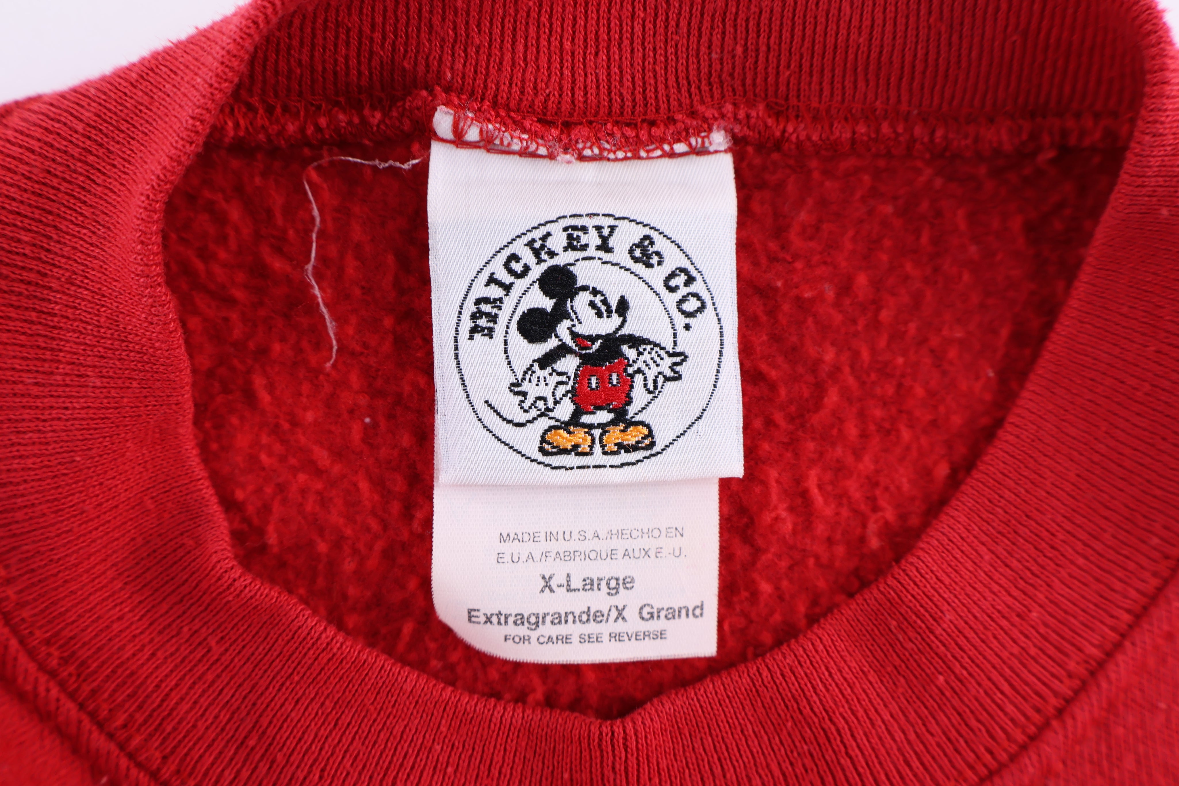 90's Mickey Mouse Graphic Sweatshirt - Sweatshirt - Thrifted Threads
