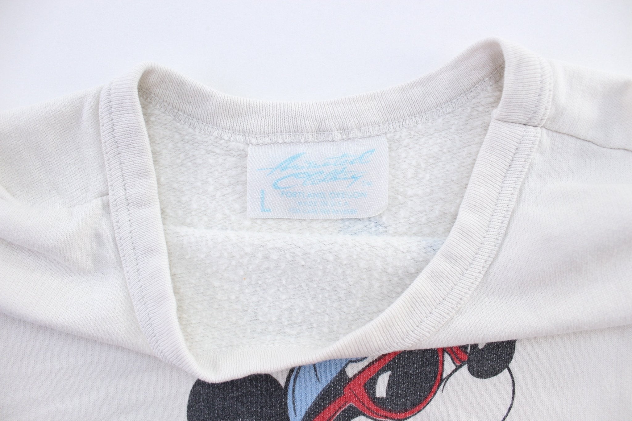 90's Mickey Mouse Vacation Graphic Sweatshirt - ThriftedThreads.com