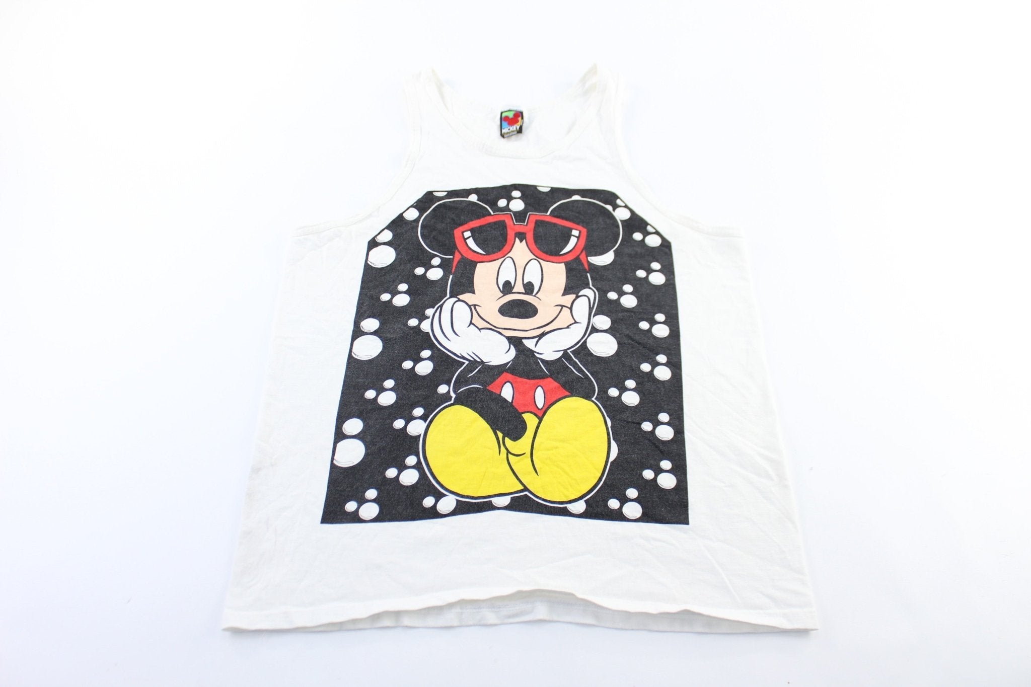 90's Mickey Unlimited Mickey Mouse Graphic Tank Top - ThriftedThreads.com