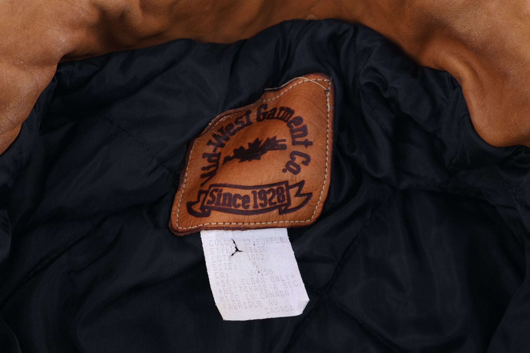 90's Mid West Garment Co Full Zip Wool Jacket - Jacket - Thrifted Threads