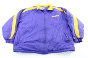 90's Minnesota Vikings Embroidered Logo Athletic Zip Up Jacket - Jacket - Thrifted Threads