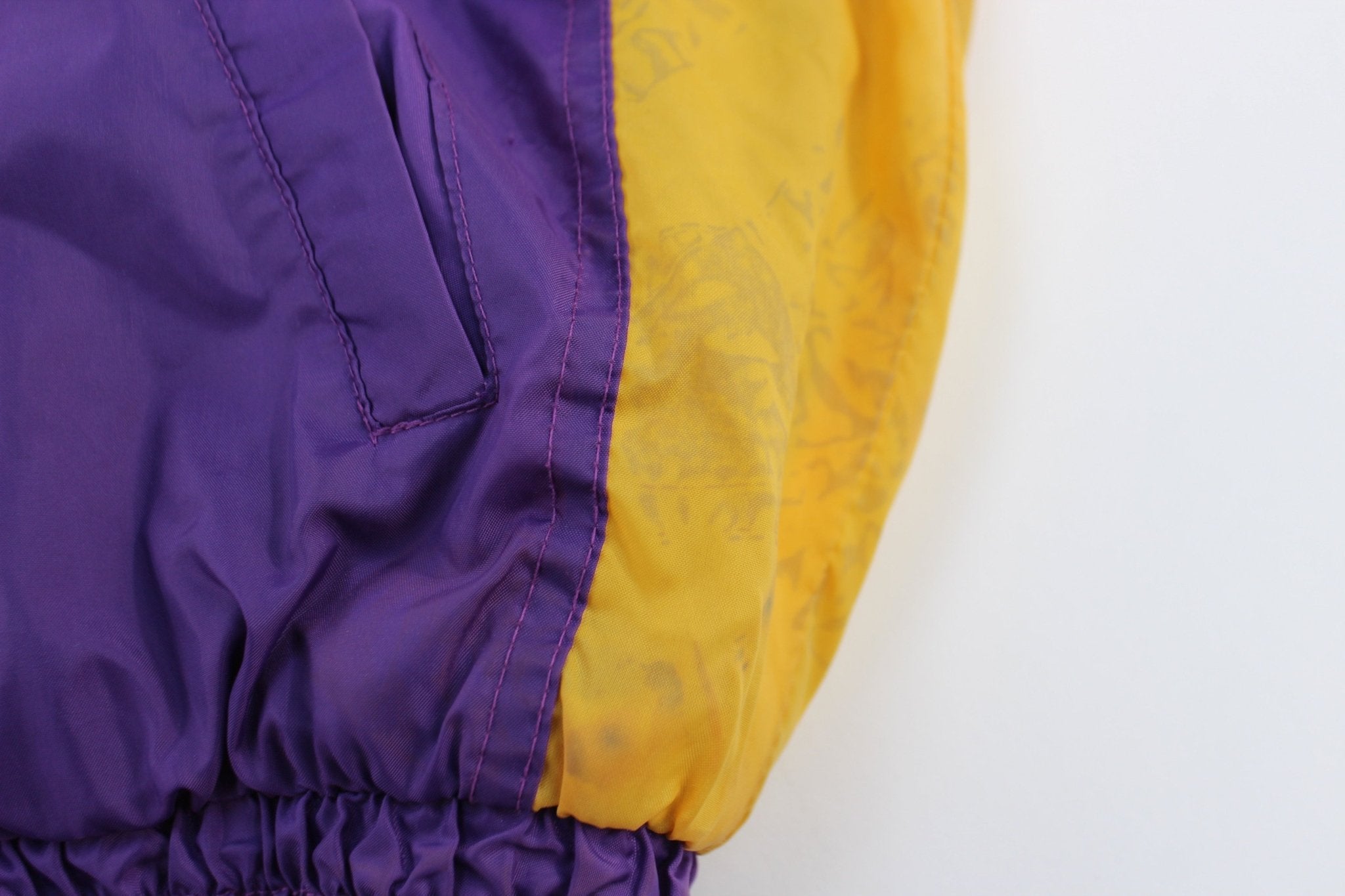 90's Minnesota Vikings Football Embroidered Zip Up Jacket - Jackets - Thrifted Threads