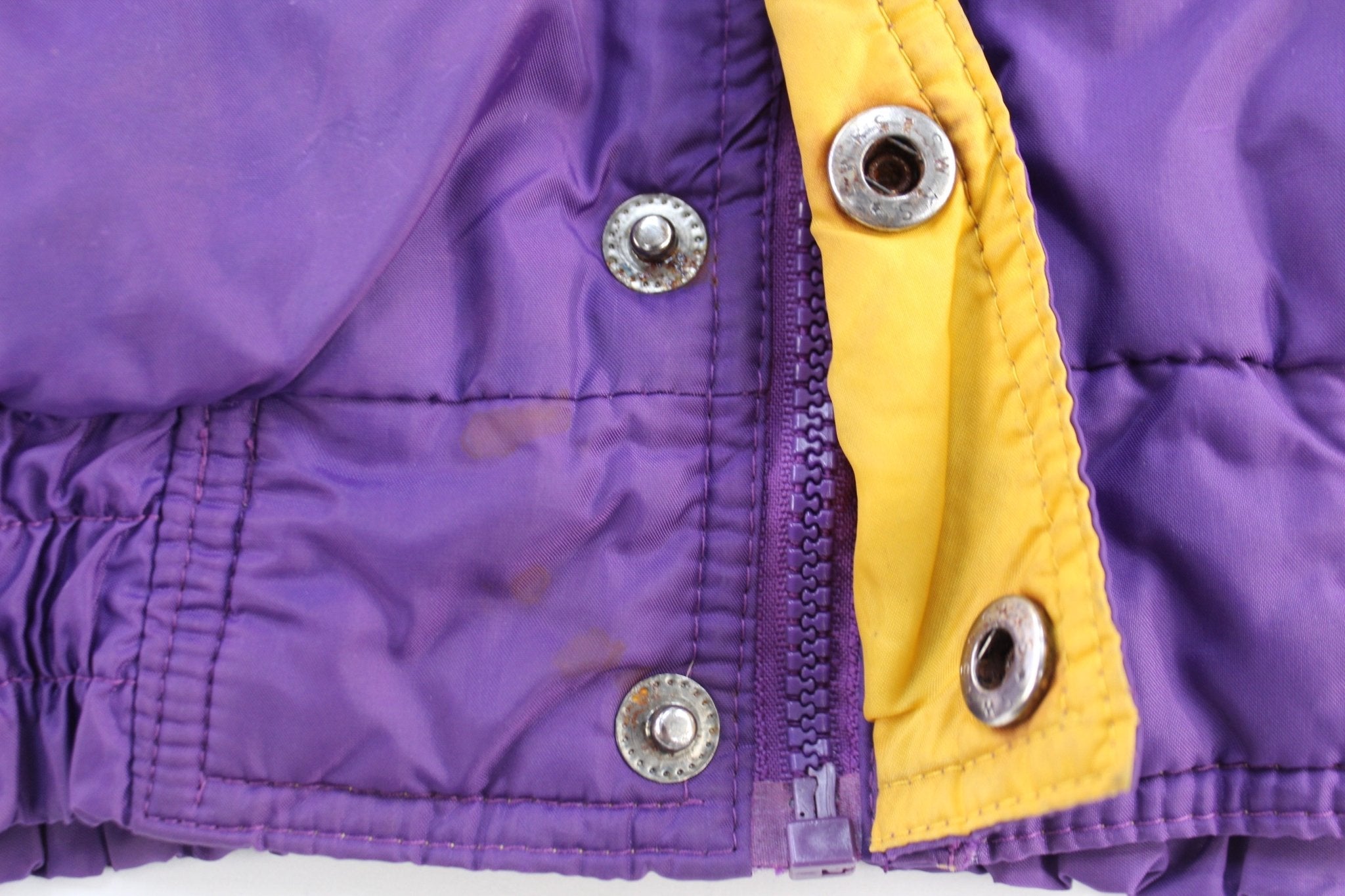 90's Minnesota Vikings Football Embroidered Zip Up Jacket - Jackets - Thrifted Threads