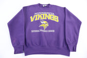 90's Minnesota Vikings Football Sweatshirt - Sweatshirt - Thrifted Threads