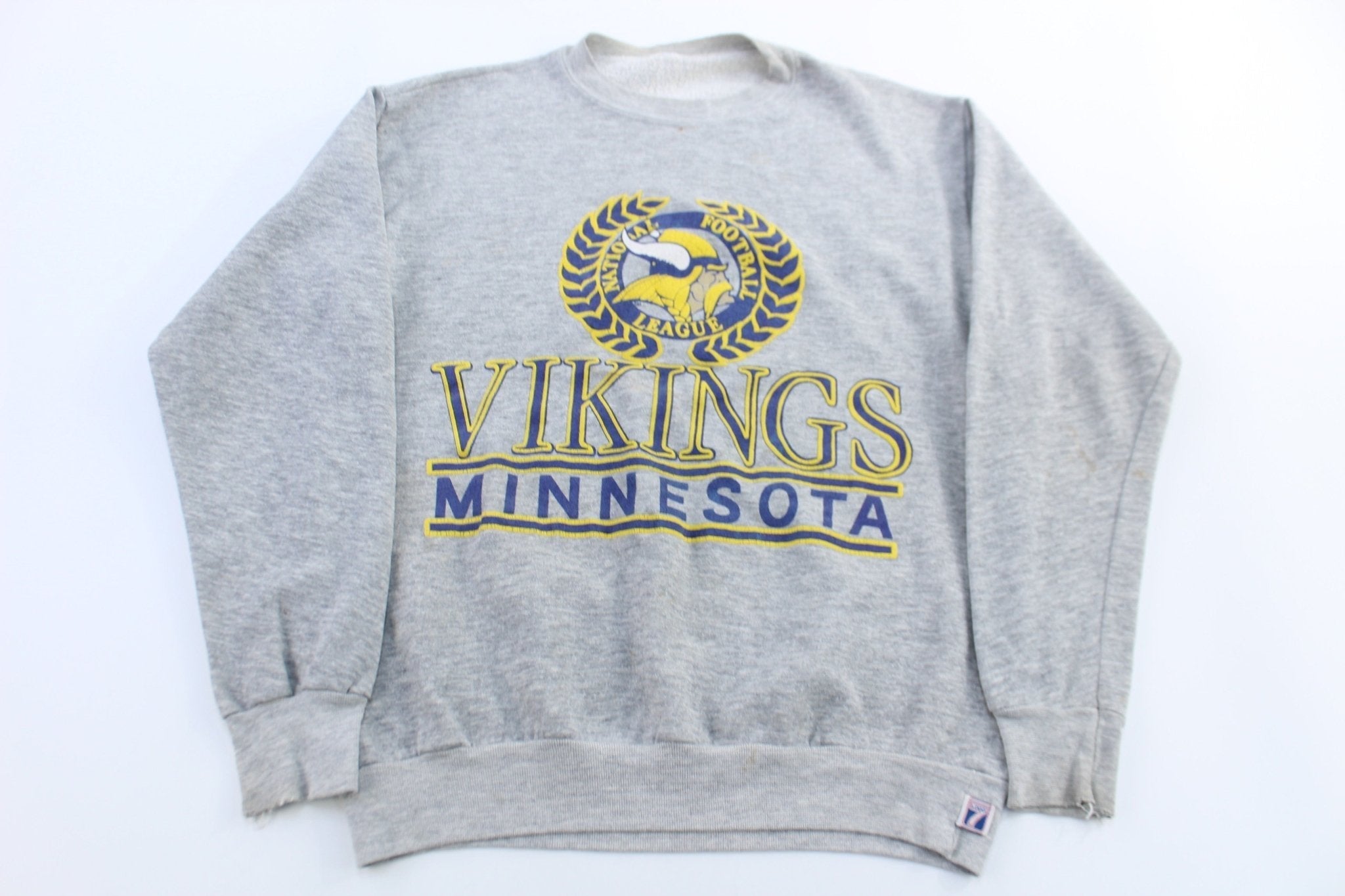 90's Minnesota Vikings Football Sweatshirt - Sweatshirt - Thrifted Threads