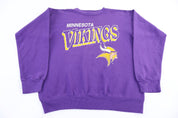 90's Minnesota Vikings Football Sweatshirt - Sweatshirt - Thrifted Threads