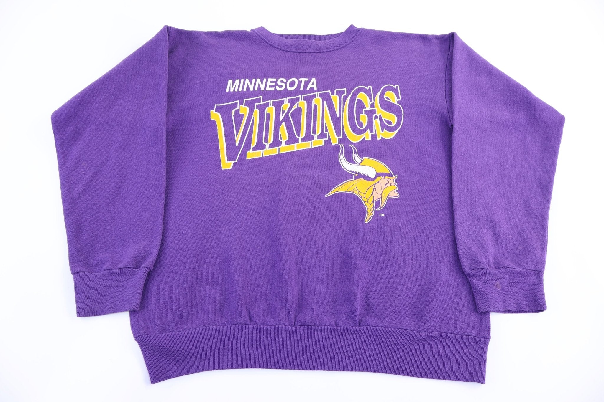 90's Minnesota Vikings Football Sweatshirt - Sweatshirt - Thrifted Threads